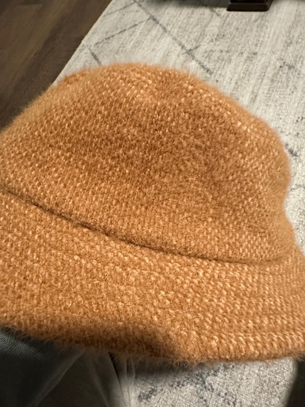 Cozy Rust Brown Fuzzy Bucket Hat - Picture 4 of 6